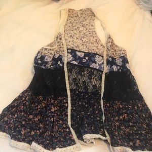 Free People funky vest